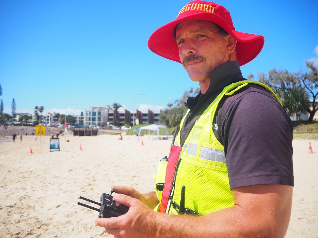 Lifeguard Trent Robinson.