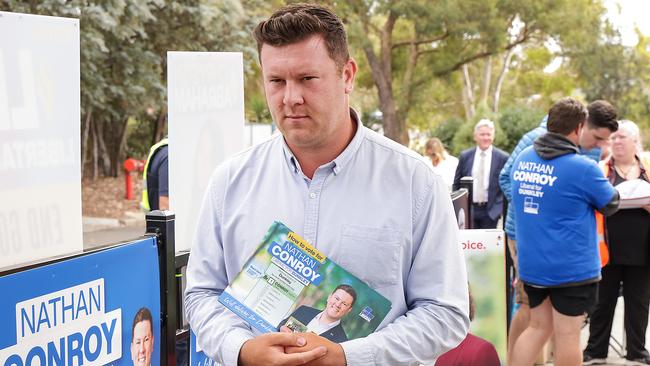 Liberal candidate Nathan Conroy. Picture: NCA NewsWire / Ian Currie