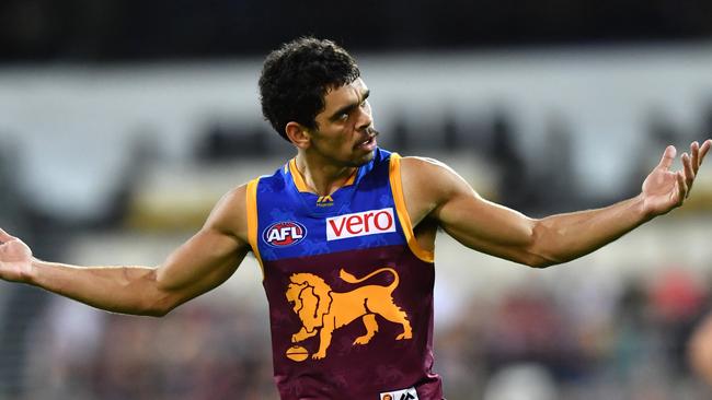 Charlie Cameron is fast becoming a fan favourite at the Gabba. Picture: AAP