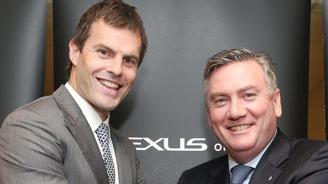 Luke Darcy and Eddie McGuire.