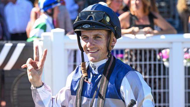 Beau Mertens will ride Cylinder in the William Reid Stakes. Picture: Reg Ryan/Racing Photos via Getty Images