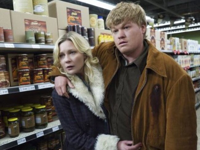 Kirsten Dunst and Jesse Plemons in <i>Fargo.</i>