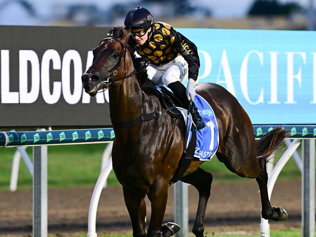 Zarastro couldn't be run down in the Magic Millions Snippets. Picture: Grant Peters - Trackside Photography