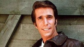 Henry Winkler as The Fonz.