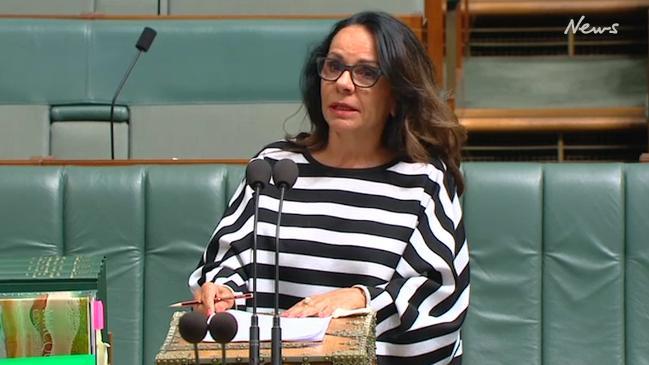 Linda Burney gets emotional in Parliament 