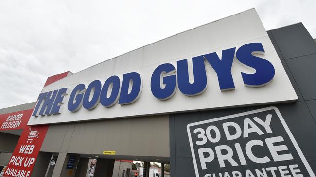 The gross margin at The Good Guys was 23.21 per cent compared with 22.58 per cent in the prior corresponding period. Picture: AAP