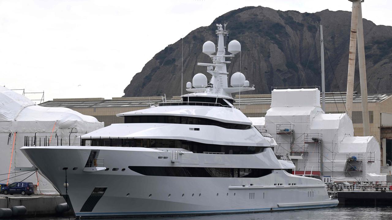 The Amore Vero, owned by a company linked to Igor Sechin, was seized last week. Picture: Nicolas Tucat/AFP