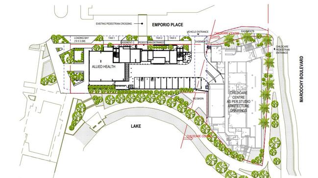 The ground floor of the Emporio Place project would be reconfigured to allow an additional 19 units.