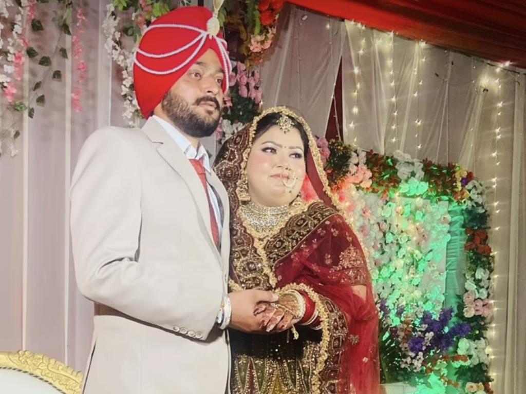 Mr Singh had married his longtime fiance just three weeks before he passed away. Picture: Supplied