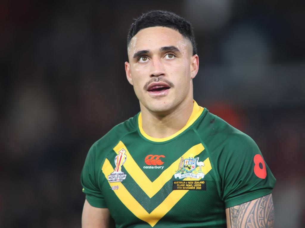 Valentine Holmes has been selected in Mal Meninga’s Kangaroos squad. Picture: NRL Imagery/Stephen Gaunt