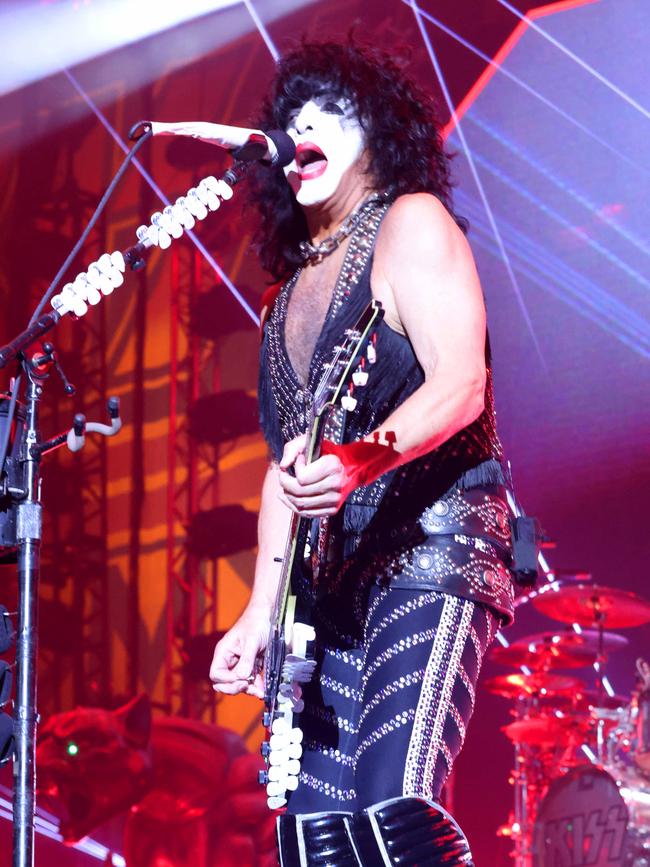 KISS play the Brisbane Entertainment Centre. Picture: Steve Pohlner