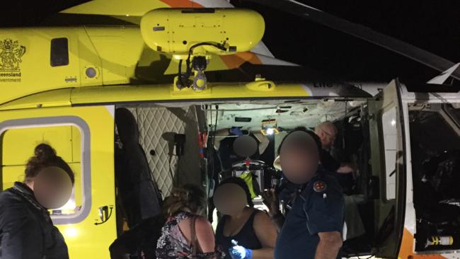 A nine-year-old boy and a woman in her 20s are recovering at Sunshine Coast University Hospital after they were attacked by a dingo on Fraser Island last night. 