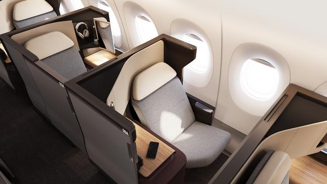 Qantas A350 Business class Project Sunrise Photo -- Qantas Escape 10n Nov 2024