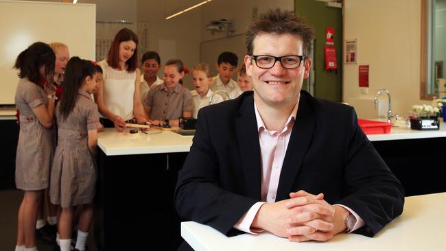 Author and teacher Greg Ashman, who works at the high-performing Ballarat Clarendon College in regional Victoria. Picture: Aaron Francis