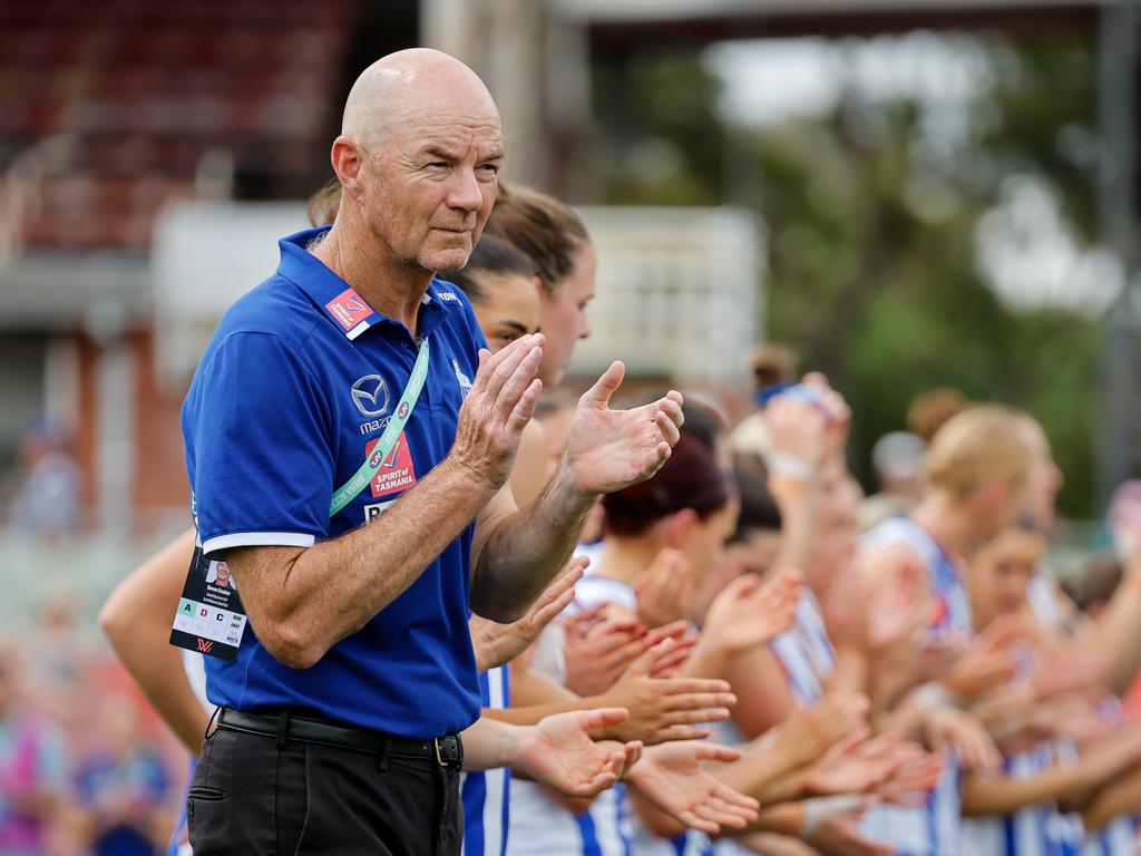 Darren Crocker has been crowned the AFL’s Coach of the Year. Picture: Dylan Burns/AFL Photos via Getty Images