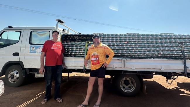 Kevin Goodall and Campbell Jones of WA have arrived in Darwin. Picture: Supplied.