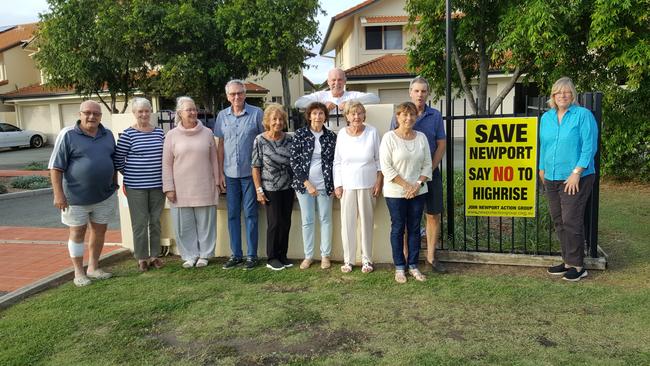 Newport residents formed the Newport Action Group to fight against Kindred Development’s plans for the marina.