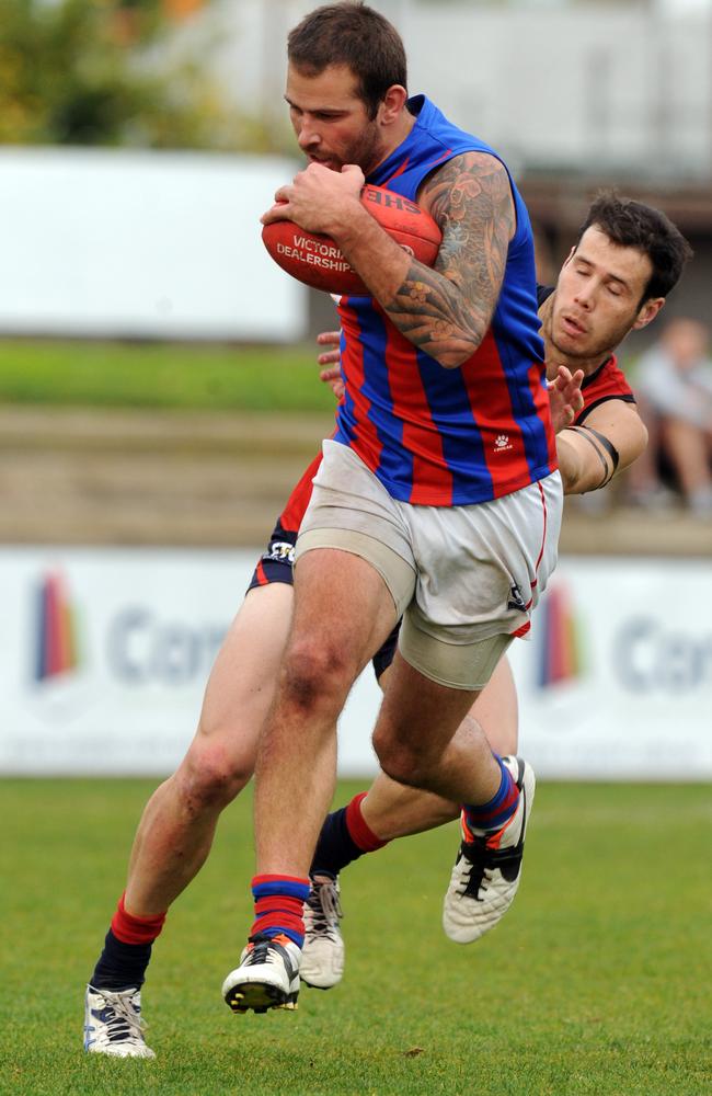 Hot hands: Dean Galea at Port Melbourne.