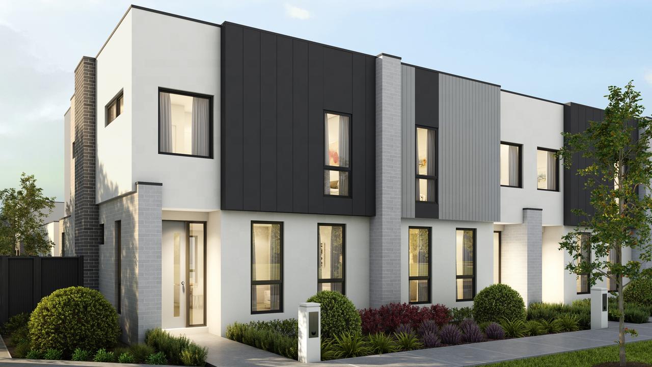 A growing share of new homebuyers are considering townhouses like Metricon’s Capri design.