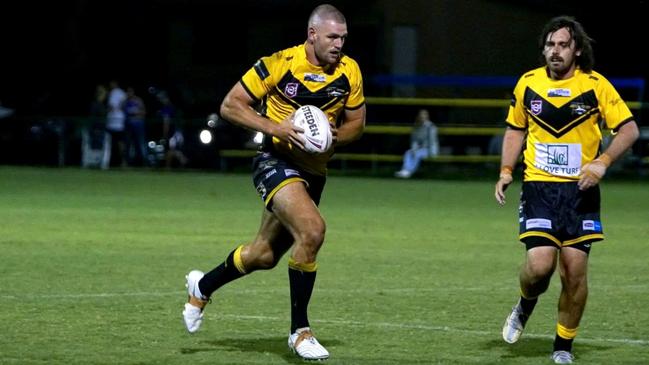 Caloundra Sharks forward Tayler McCann in action.