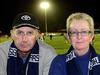 2/05/2015 Disappointed fans after the game between South and Crows was called off due to technical difficulties with the lights at Hickinbothan Oval.South fans Wayne and Aileen Perry. Pic Mark Brake