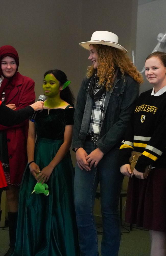 Students from the Faith Baptist Christian College in their Book Week costumes. Picture: Faith Baptist Christian College.