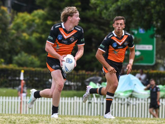 Balmain’s Cohen Benson (left) and Marc Tannous were separated in round three. Picture: Shot of Guac Photography