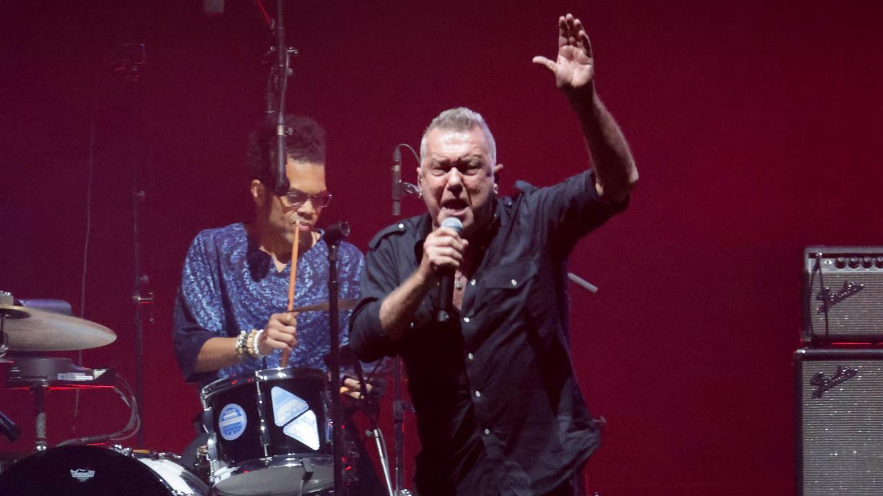 Cold Chisel preforming at the Brisbane Entertainment Centre. Picture: Steve Pohlner