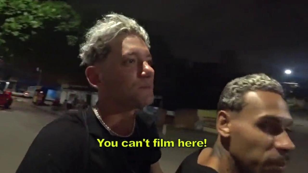 Karter filmed the open-air drug market in a notorious favela in Rio de Janeiro. Picture: Twitter / TimmyKarter