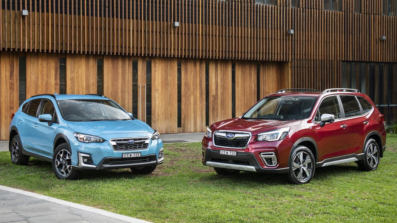 Subaru launched mild hybrid versions of the XV and Forester SUVs this year.