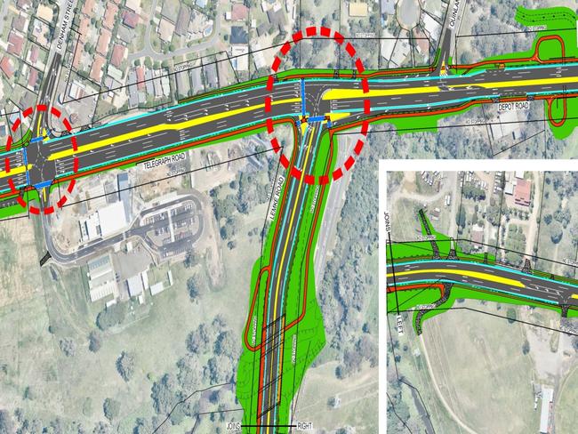 The preliminary design for stage 2 of the Telegraph Road corridor upgrade.