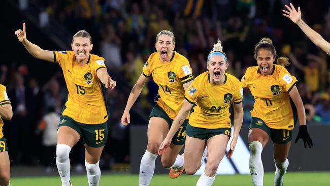 The Matildas take out Sunday Sesh’s Team of the Year award, after their stunning campaign in the FIFA Women’s World Cup. Picture: Adam Head