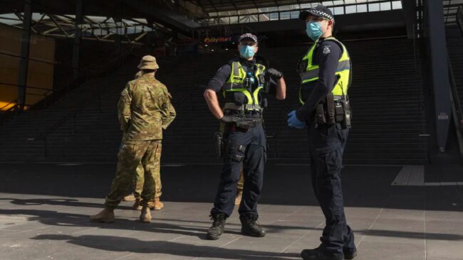 Victoria’s COVID cops monitor the streets for any rogue walkers