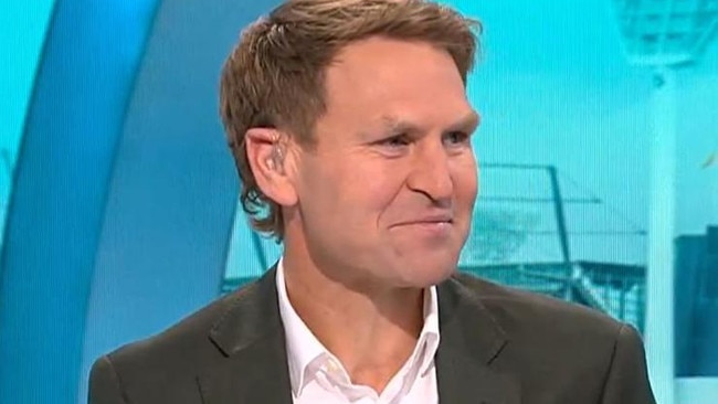 Kane Cornes faced the music on the Channel 9 Footy Show.