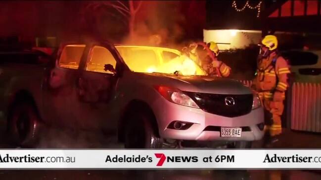 The Advertiser/7NEWS Adelaide Adelaide train drivers' strike, Mile End car fire