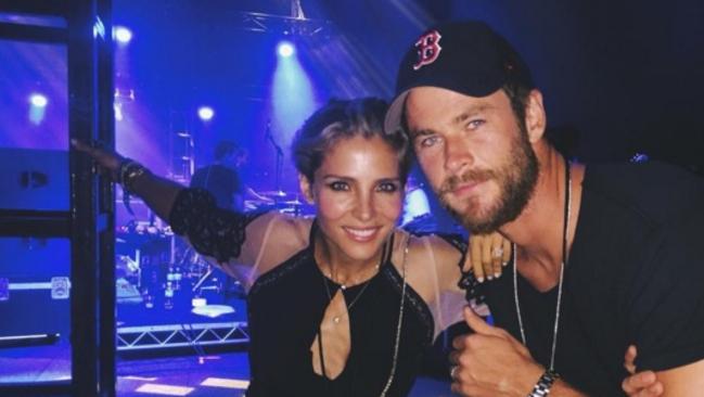 Chris Hemsworth and Elsa Pataky at Bluesfest in Byron Bay.