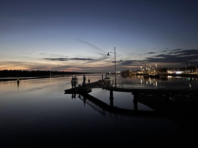 Lakes Entrance on New Year’s Day. Picture: Damian Bryant, Montrose.