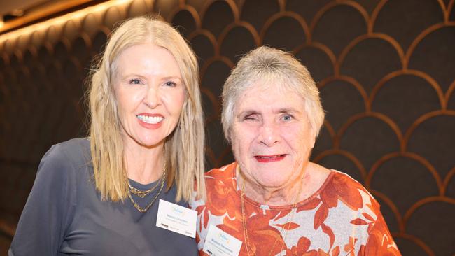 Marion Charlton and Maureen Stevenson at the Gold Coast Australian of the Year Awards 2024 at Skypoint Q1 for Gold Coast at Large. Picture, Portia Large.