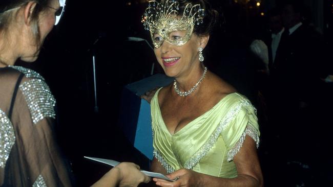 At a 1981 Opera Ball in London. Picture: Alan Davidson/REX/Shutterstock