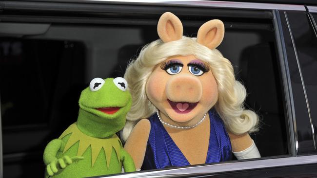 Relationship goals: Kermit the Frog and Miss Piggy. Picture: AP