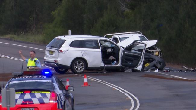 Amanda Haley, 37, was charged with six offences after a fatal crash on Central Coast Highway at Forresters Beach. Picture: Digicrew Australia