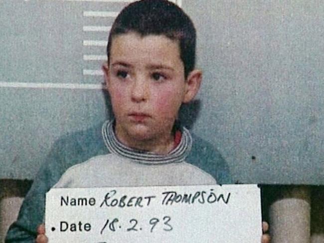 British child murderer Robert Thompson. Picture: Getty Images.