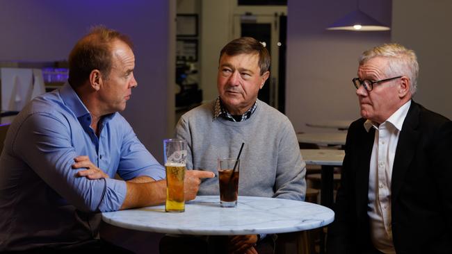 The four men from very different backgrounds are giving hope to diabetes sufferers worldwide. Picture: Matt Turner