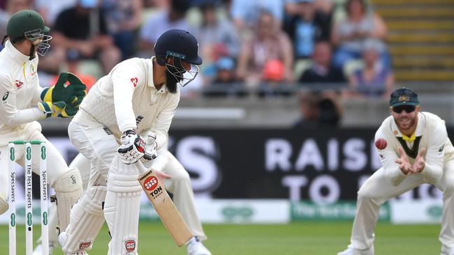 Moeen Ali failed with both the bat and ball against Australia. Picture: Gareth Copley/Getty Images