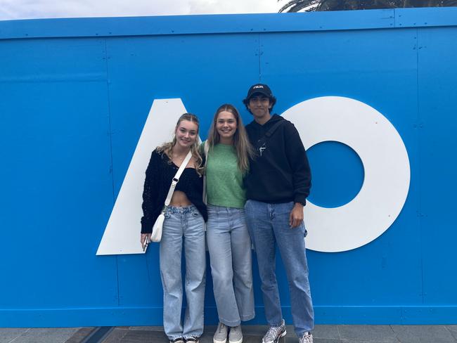 Abbie McKinna, Charlotte Newham and Ethan Rajan