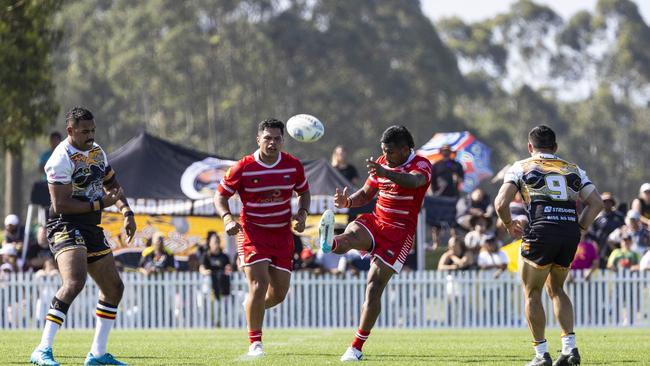 Men's Koori Knockout grand final, Walgett Aboriginal Connection vs Wiradjuri Aboriginal Rivers. Picture: Andrea Francolini