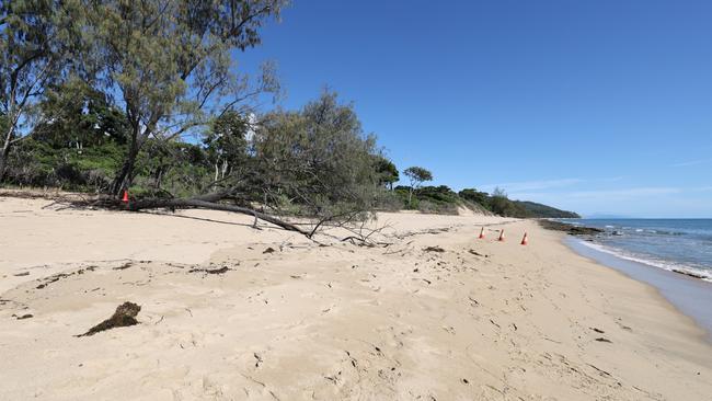 Since moving to Cairns a few years ago Christine Furniss has been broken into and had her car totalled. The retired midwife said women had to keep exploring places like Wangetti Beach to avoid becoming prisoners in their own community. Picture: Brendan Radke