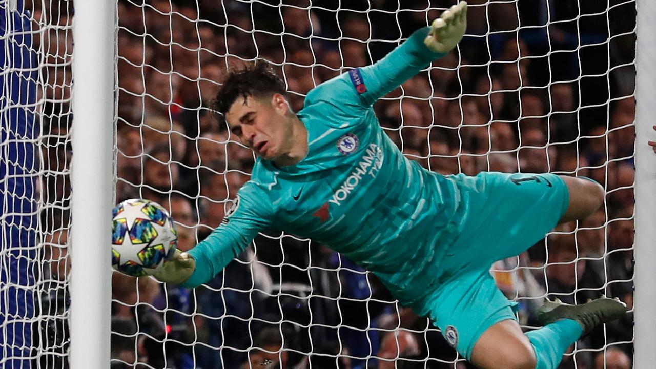 Kepa conceded a second own goal when the ball slapped him in the face.
