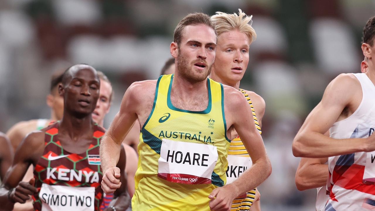 Oliver Hoare joined elite company overnight with a stunning result in the mile dash. Picture: Michael Steele/Getty Images