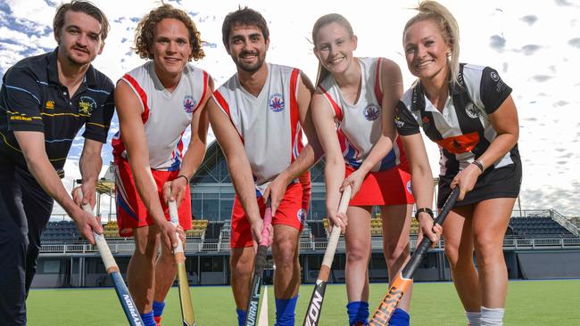 Captain Angus Fry (second from left) has been strong again this season, scoring six goals and creating for his teammates. Picture: Brenton Edwards